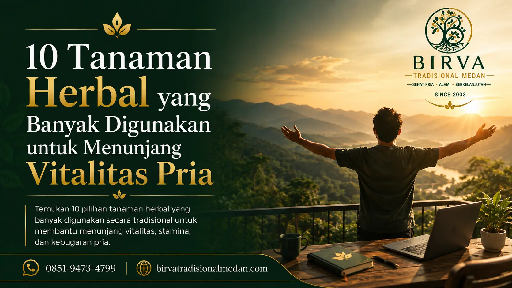 10 Tanaman Herbal yang Banyak Digunakan untuk Menunjang Vitalitas Pria