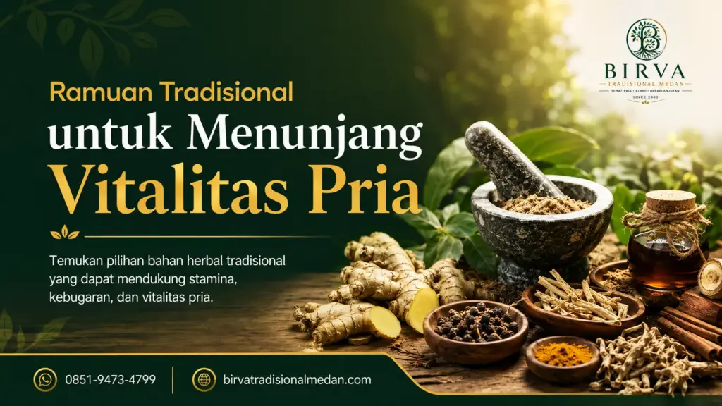 Ramuan Tradisional untuk Menunjang Vitalitas Pria